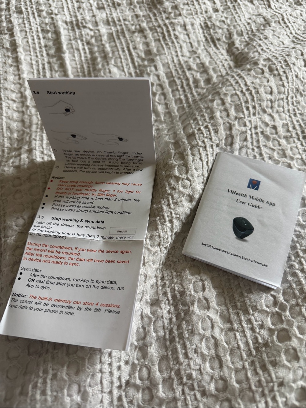 Smart Pulse Oximeter with App - Black and Gray - Picture 13 of 14